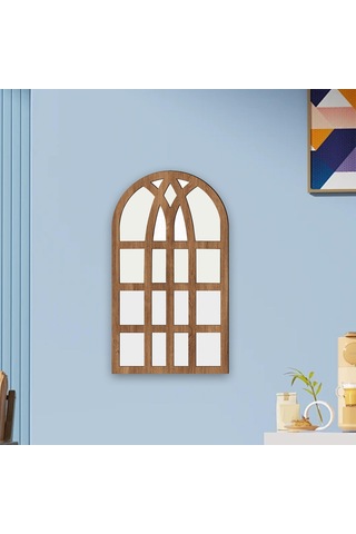 Suntek Kemerli Bölmesi Ayna Duvara Monte Dekoratif Akrilik Camı Kahverengi