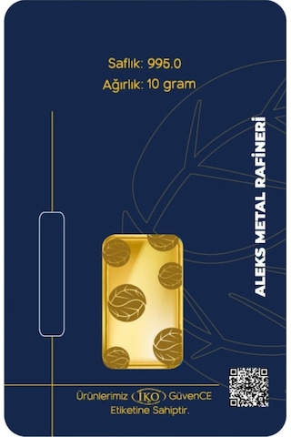Agakulche 10 Gr 995 24 Ayar Amr Külçe Altın