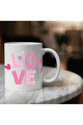 Kişiye Özel Love Temalı Bardak