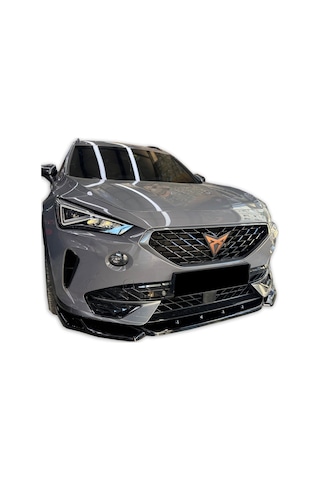 Cupra Formentor Uyumlu Araca Özel Ön Lip Parlak Siyah Boyalı