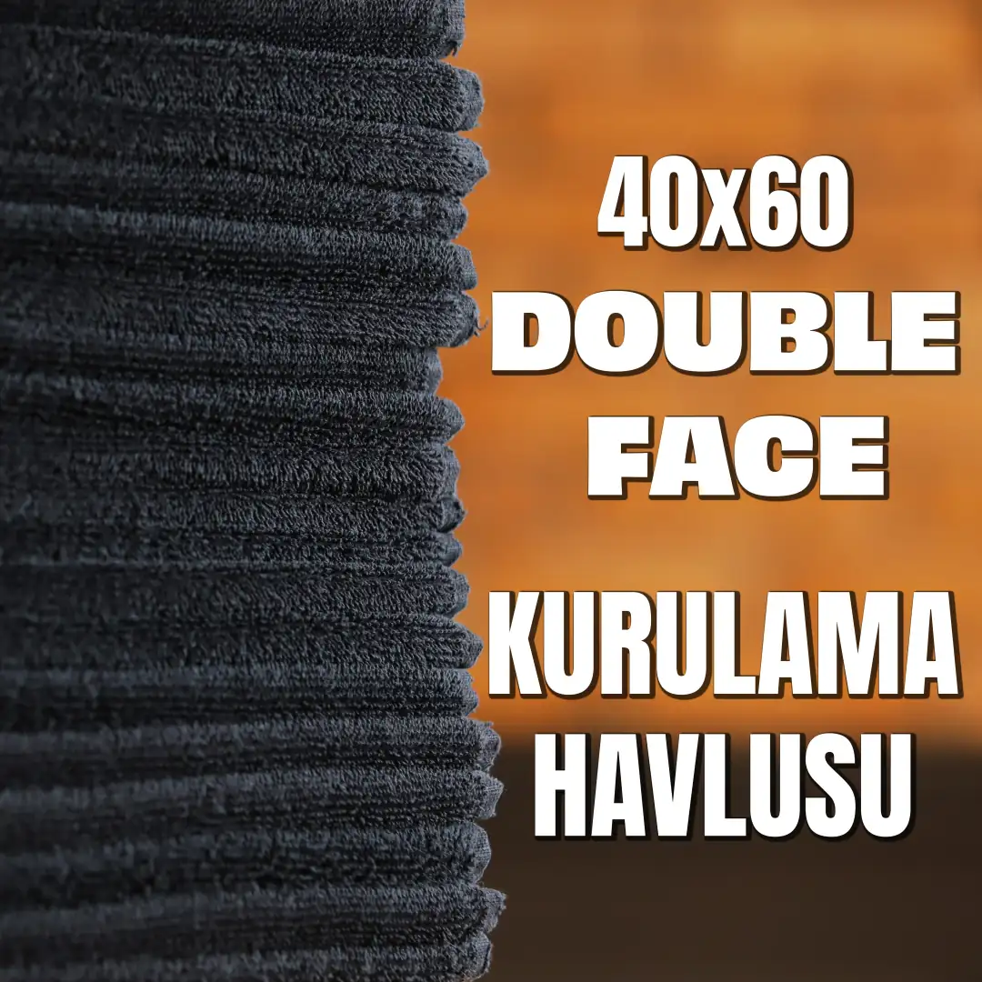 Oto Kurulama Havlusu 40x60 Cm Çift Taraflı Schön Weiter