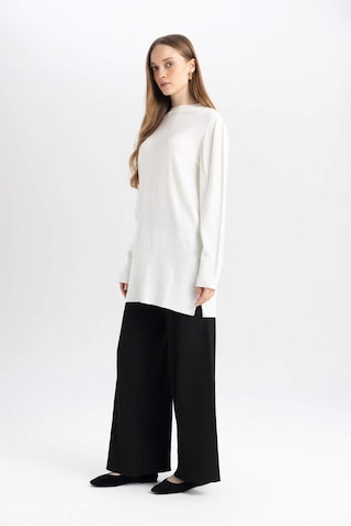 Defacto Relax Fit Triko Pantolon Beli Lastikli Basic Düz Geniş Paça Y1325AZ24AUBK81 Siyah