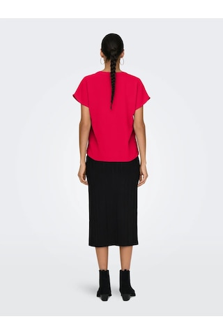 Jdy Jdylion Life S/s Top Wvn Noos Kadın Bluz 15249287 Kırmızı