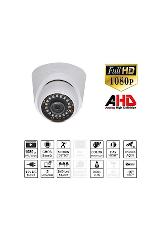 Ezcool Ez-5020hd 2 Mp 3.6mm Lens Ahd Dome Kamera Ezcool Ez-5020hd 2 Mp 3.6mm Lens Ahd Dome Kamera