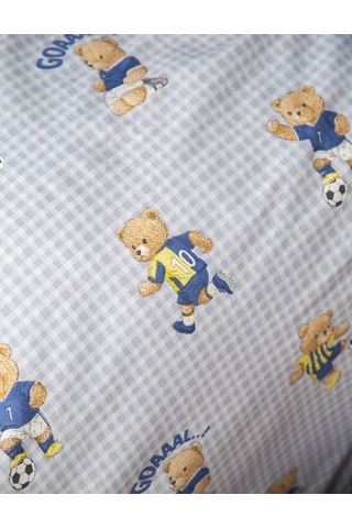 Tek Kişilik Nevresim Takımı Mishka Blue Mavi