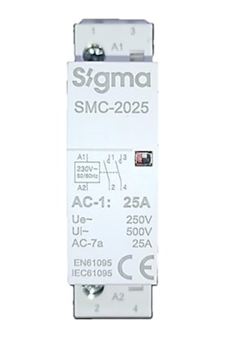 Sigma Smc-2025-2No 25 Amper Sessiz Kontaktör