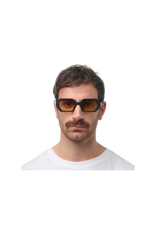 Okkia Andrea Altıgen Unisex Güneş Gözlüğüsiyah / Lens : Sarı Siyah