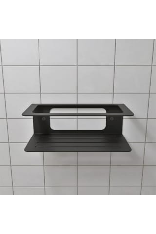Hvngroup Metal Banyo Şampuanlık Askısı, Duş Rafı Siyah