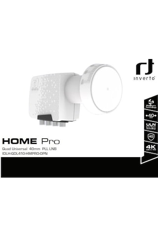 Inverto Home Pro Uln Quad Lnb Full Hd 4K Uyumlu