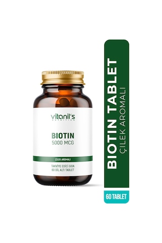 Vitanil's Biotin Chewable 60 Tablet