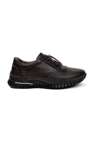 Voyager 9407 Kadın Hakiki Deri Comfort Casual Ayakkabı Kahverengi-kahverengi Kahverengi