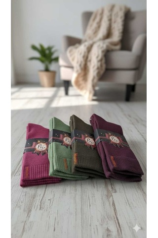 Thermal Havlu Çorap Asorti 4 Lü Paket Set1