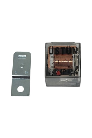 Mini Röle Şeffaf 24v 4p 40a 87a 4 Terminalli Uyumlu