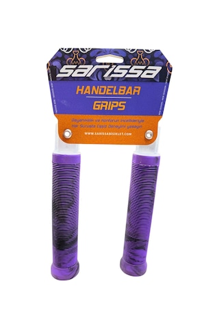 Mtb Bmx Dirt Jump Freeride Elcik Silikon Bisiklet Elcik Kaymaz Yapı 160 Mm Bisiklet Elciği Mor Mor - Siyah