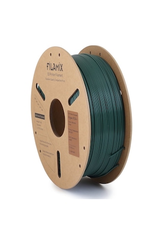 Filamix Hyper Pla Siyahımsı Yeşil Gece Yeşili Filament 1.75mm 1kg - Yüksek Hızlı Pla