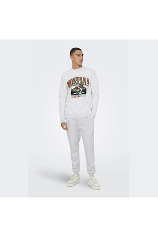 Only & Sons Ceres Erkek Gri Eşofman Altı 22018686-slgm