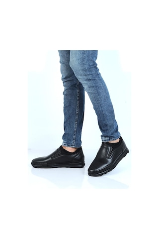 Tardelli 3738 Siyah Kauçuk Deri Erkek Casual Ayakkabı 001