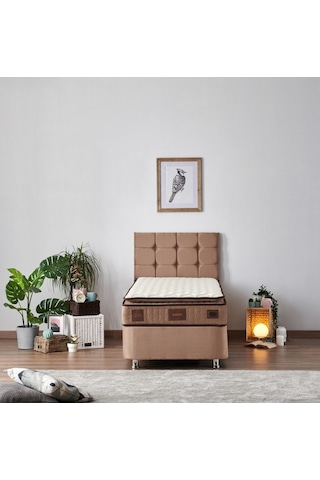 Nironyatak W.Cotton 100X200 Tek Kişilik Pedli Yatak Full Ortopedik Yaylı Yat