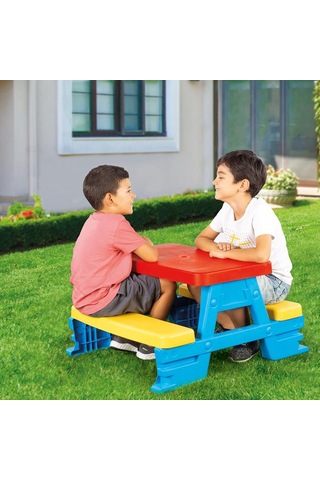 Edutoys Piknik Masası 71x77x43 CM Çok Renkli