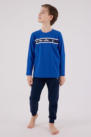 U.S. Polo Assn. U.s. Polo Assn Erkek Çocuk Mavi Pijama Takımı Us2210-c-v2