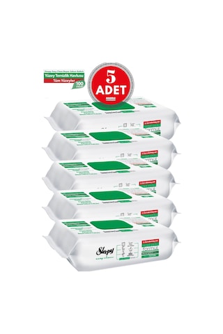 Sleepy Easy Clean Yüzey Temizlik Havlusu 100 Yaprak 5 Adet Tekli