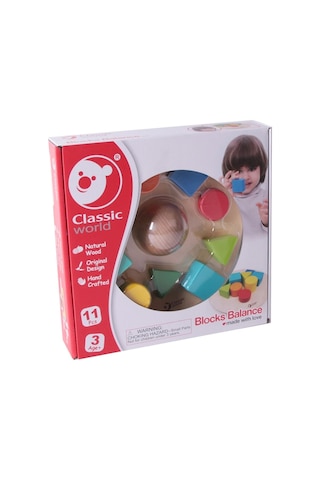 Ahşap Denge Oyunu Yuvarlak