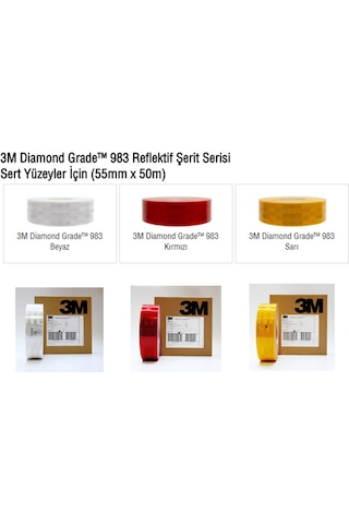 3M Diamond Grade™ 983 Reflektif Şerit 1 M