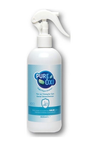 Pure Oxi Yer ve Yüzeyler İçin Genel Dezenfektan 400 ML