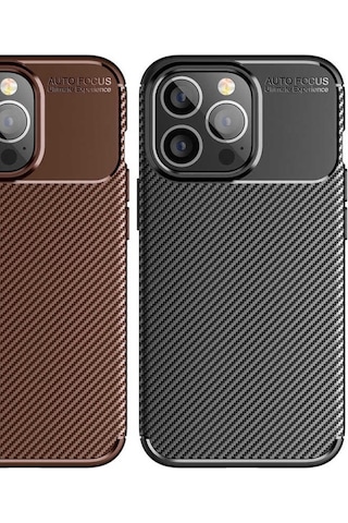Apple Uyumlu iPhone 13 Pro Max Kılıf Zore Negro Silikon Kapak-Lacivert