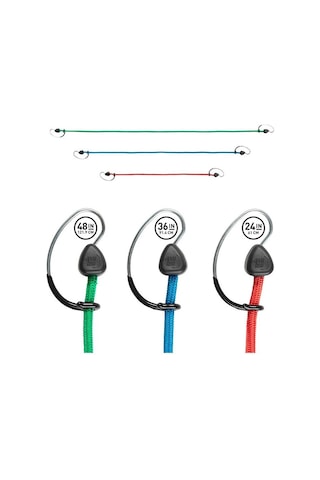 Nite Ize Hooklock Locking Bungee Gergi Lastiği / Yük Sabitleyici Kırmızı - 61 Cm
