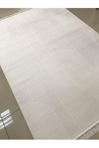 Merinos Halı Elegance 74425 060 Serisi Akrilik Salon Oturma Yatak Odası Halısı Krem