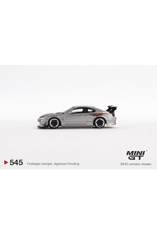 Mini Gt Nissan Silvia Top Secret S15 Silver Red - 545