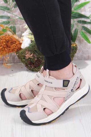 Hammer Jack 24813 Crımson Rahat Esnek Orijinal Ürün Outdoor Erkek Sandalet Bej