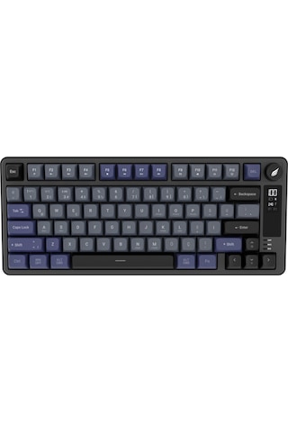 Hawk Gaming Hk255 Membrane Lcd Rgb Kablosuz/bluetooth Siyah Gri %75 Türkçe Gaming Klavye
