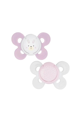 Chicco Physio Comfort Silikon Emzik Kız 0-6 Ay 2'li