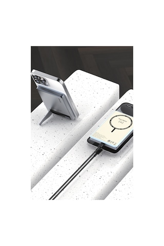 Fulltech Fp49 5000 Mah Magsafe Uyumlu Kablosuz Powerbank Mavi 15w Hızlı Şarjlı Taşınabilir Şarj Ciha