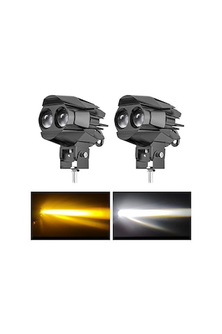 Space Space Offroad Sis Lambası 7.8 X 10 X 7 Cm Sarı-beyaz 12-60v Set/ Lass368 O A406482024