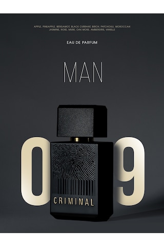 Criminal Man 09 Edp 50 ml Erkek Parfüm