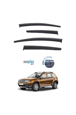 Dacia Duster 10-17 Sunplex Marka Cam Rüzgarlığı Mugen 4'Lü