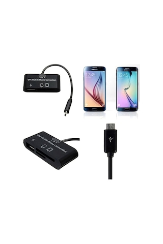 Anunnaki Micro Usb 3 In 1 Sd Tf Kart Okuyucu Otg Veri Aktarıcı
