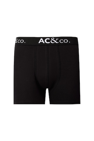 Ac&Co / Altınyıldız Classics Erkek Siyah Pamuklu Esnek 3'Lü Boxer Paketi Siyah