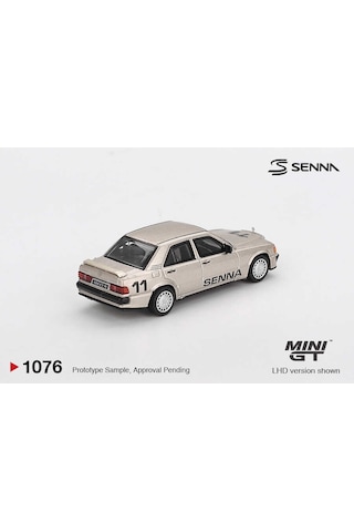 Mini Gt 1/64 1076 Mercedes-benz 190 E 2.3-16 11 Ayrton Senna 1984 Nürburgring Race Of Champions W/ Figure