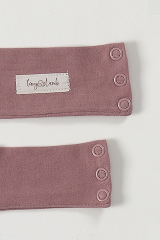Tinylamb Bebek Bodysuit Mürdüm Renk Uzatma Aparatı 2 Adet Kısa Ve Uzun %100 Pamuk 9.5mm Çıtçıtlı Mürdüm