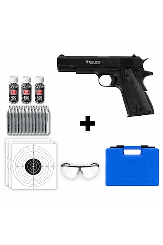 Ekol Voltran Es 1911 Colt Havalı Blowbck-siyah Full Set