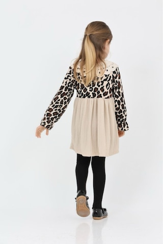 Bebe Yaka Leopar Elbise Leopar