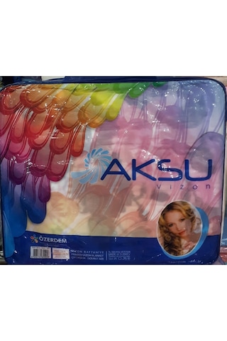 Aksu Vizon Tek Kişilik Battaniye (393367860)