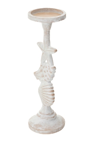 Mudo Home Sea World Mumluk Beyaz 10x10x32 Cm 696123