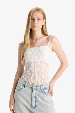 Defacto Coool Fitted Dantel Bodysuit F7895ax25hswt32 Beyaz