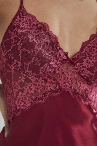 Pierre Cardin Saten Güpürlü Gecelik 608 Çok Renkli
