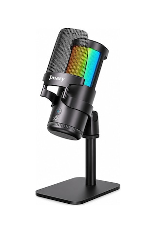 Jmary Mc-pw13 Ayrılabilen Pop Filtre Gürültü Önleyici 360 Dönebilen Tak Çalıştır Usb Mikrofon Siyah